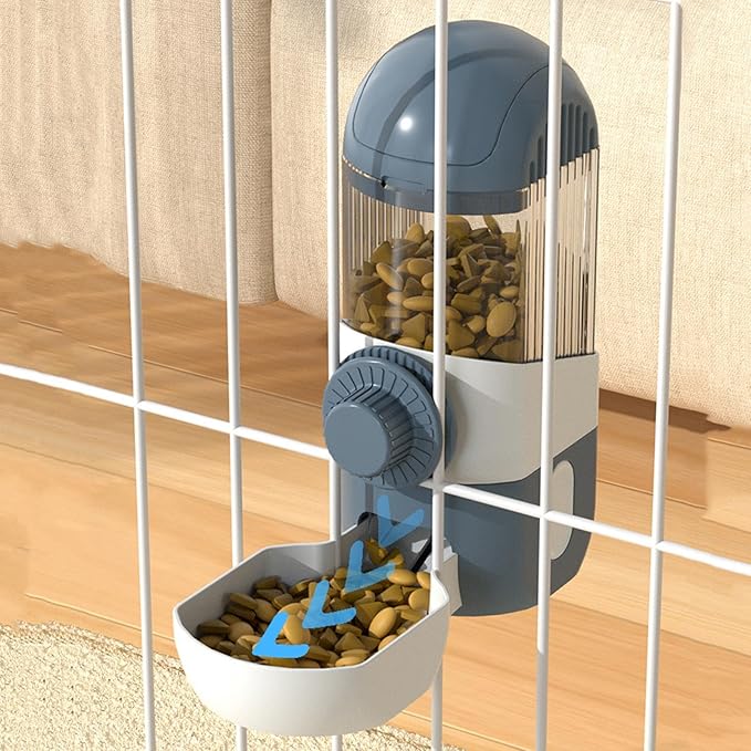 Cat Water Dispenser Cat Automatic Feeder and Water Cat Feeding Watering Cage Mount Cat Feeder Cat Water Feeder
