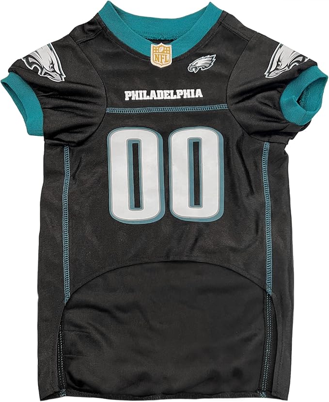 NFL Philadelphia Eagles Color Rush Dog Jersey, Size: Small - Cool and Sporty Shirt, Best Football Costume for Dogs & Cats - Licensed