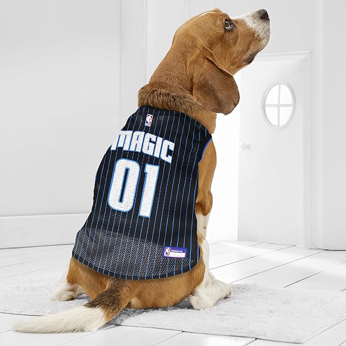 Pets First NBA ORLANDO MAGIC DOG Jersey, Large - Tank Top Basketball Pet Jersey