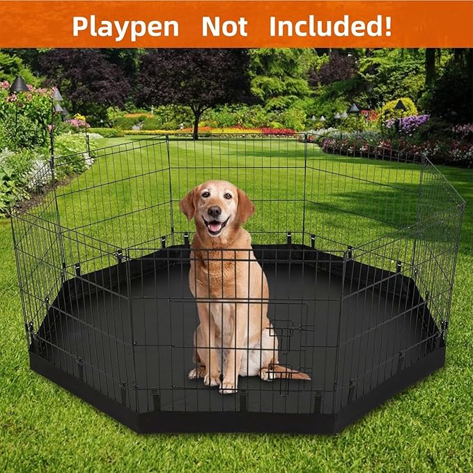 Dog Playpen Mat - 460g Washable Puppy Training Mats, Dog Whelping Pad, Indoor Pet Fence Mats | Waterproof Oxford Cloth Mat for Playpen, Sofa, Bed, Trunk, and Comfortable Puppy or Dogs Rest