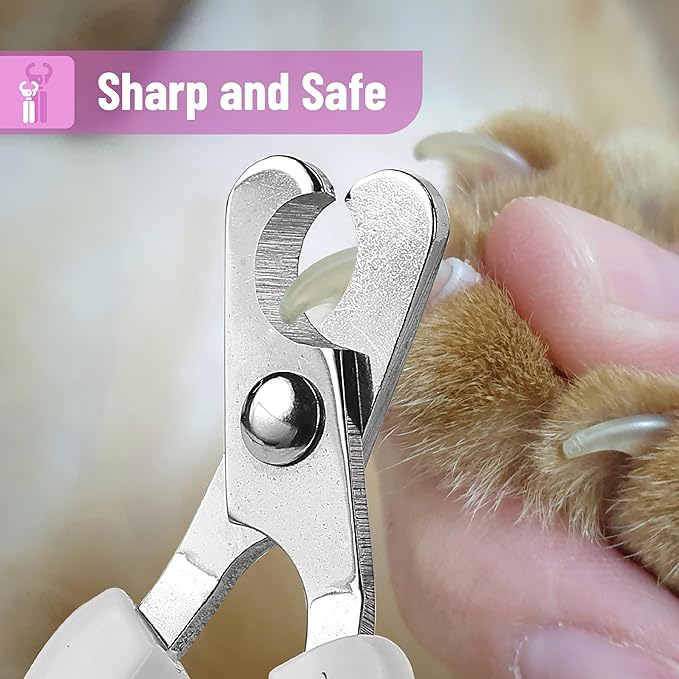 Mr. Pen- Cat Nail Clipper, Stainless Steel, Professional Sharp Cat Claw Trimmer for Small and Medium Cats, Pet Nail Clipper with Sturdy Non Slip Handle