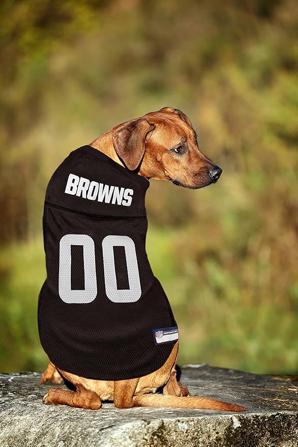 NFL Cleveland Browns Dog Jersey - XX-Large Football Jersey Costume for Dogs