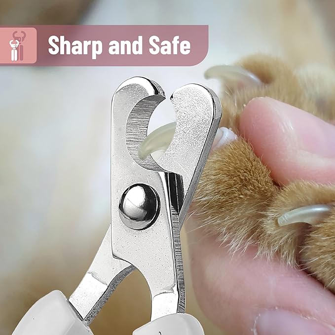 Mr. Pen- Cat Nail Clipper, Stainless Steel, Professional Sharp Cat Claw Trimmer for Small and Medium Cats, Pet Nail Clipper with Sturdy Non Slip Handle