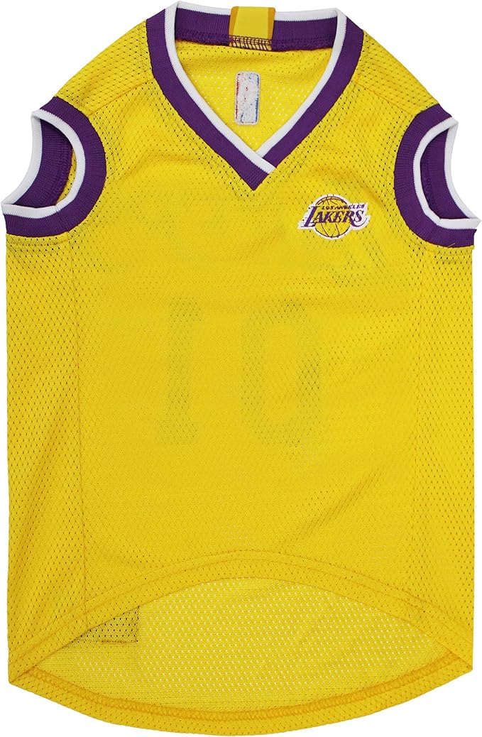 Pets First NBA Los Angeles Lakers Dog Jersey, X-Large - Tank Top Basketball Pet Jersey (Pack of 2)