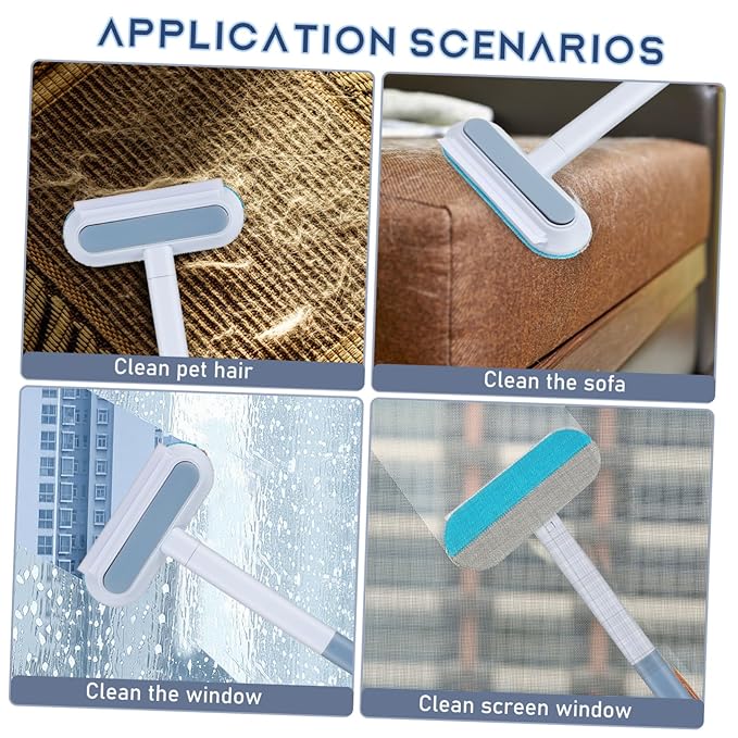 Household Cleaning Brush Pet Hair Remover Window and Door Mesh Cleaner and Versatile