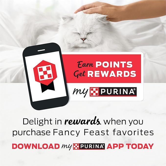 Purina Fancy Feast Layered Delights Chicken Mousse Topped with Flaked Salmon Gourmet Wet Cat Treats - 1.96 oz. (Pack of 8)
