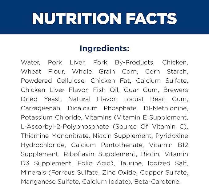 Hill's Science Diet Adult 1-6 Wet Cat Food, Liver & Chicken, 5.5 oz. Cans, 24-Pack