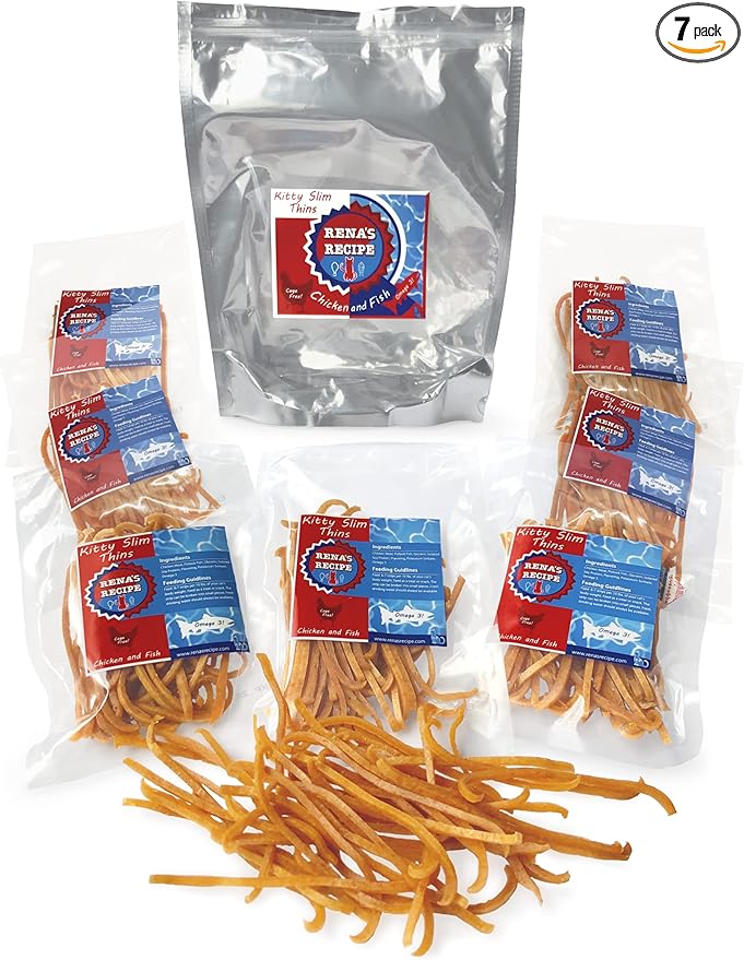 Rena's Recipe Kitty Slim Thins (Chicken&Fish)(7packs)