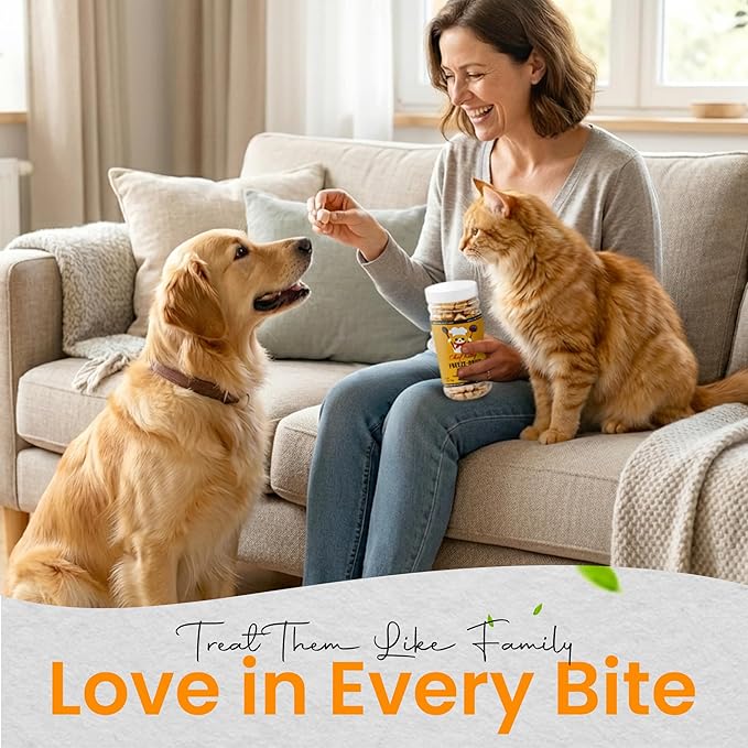Freeze Dried Salmon Cat Treats | 100% Wild Caught Salmon Dog Treats, Grain- Free | High Protein, Single Ingredient Cat & Dog Food Toppers | No Additives or Preservatives | Tested in USA | 1.4 oz