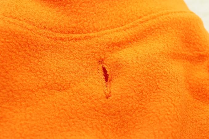 Girl Dog Fleece Vest Cat Shirts Warm Pet Clothes for Small Dogs, Large, Orange