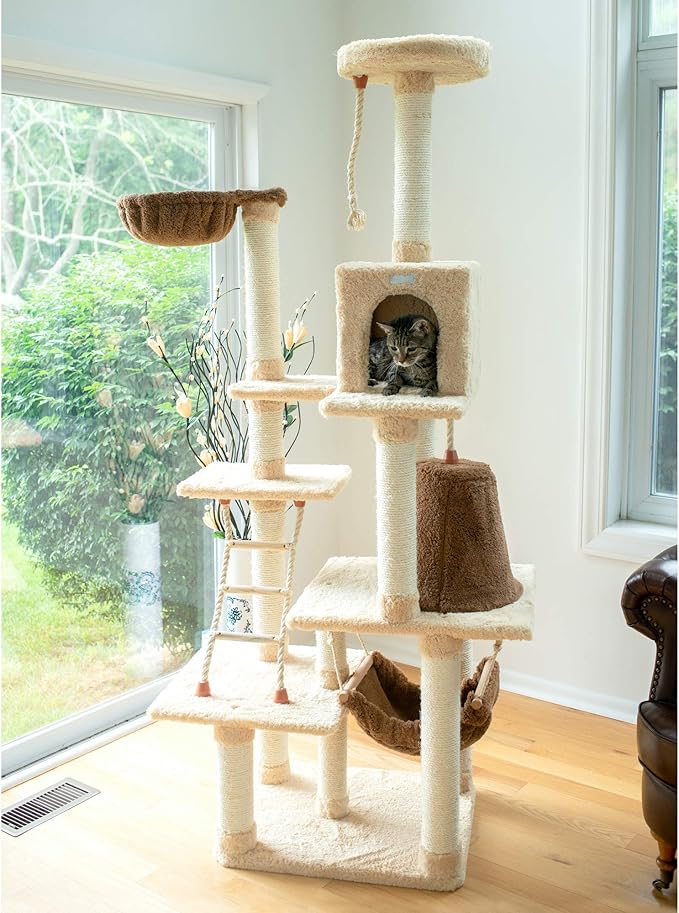 Armarkat Premium Cat Tree Model X7805, Goldenrod