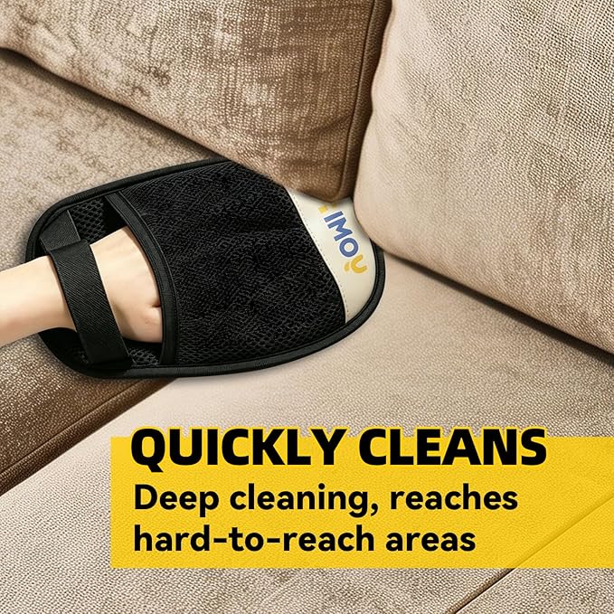 Hair Remover Glove,2026 Updated Cat and Dog Hair Removal Tool.Reusable Electrostatic Hair Removal Gloves.Suitable for Sofas,Bed Sheets,Clothing,Car Seats. (1)