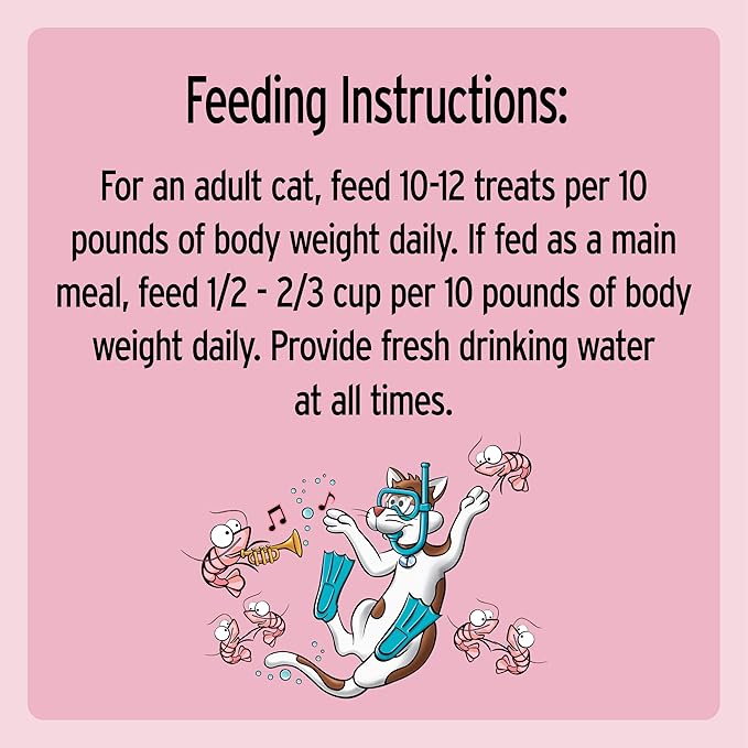 Temptations Classic Crunchy and Soft Cat Treats, Shrimpy Shrimp, 16 oz. Pouch
