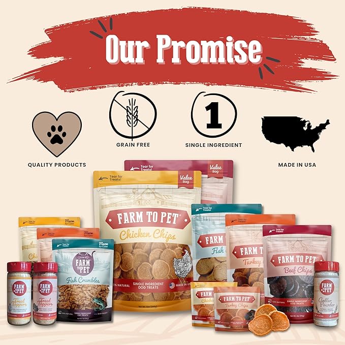 Farm To Pet Cat Treat Crumbles | Single Ingredient Chicken and Turkey, Chicken Snacks - Healthy Treats for Indoor Cats| Kitten Treats - Cat Products (Mix with Wet/Dry Food)