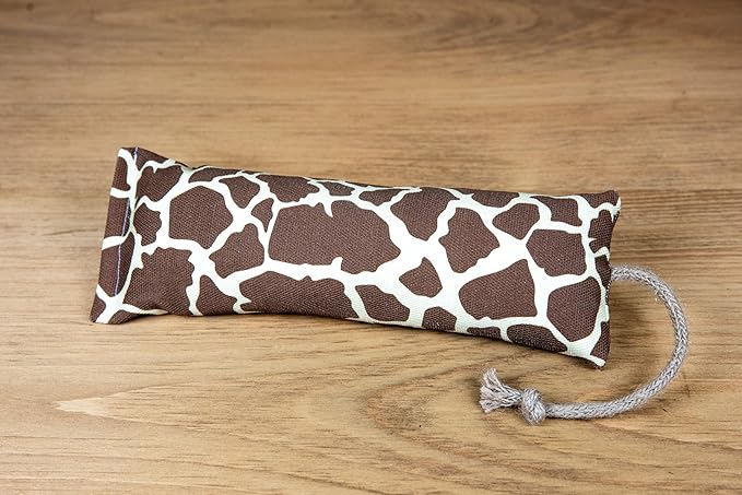 Meowy Janes Tough Canvas Cat Kicker Toy, Stuffed with 100% Catnip (1/4 LB), Original, Super Potent Canadian Catnip! | All Natural Large Size 10" Kitty Kicker (Giraffe)