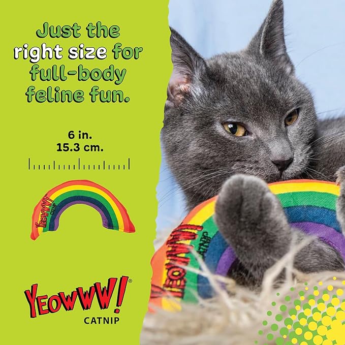 Yeowww! Catnip Toy, Rainbow