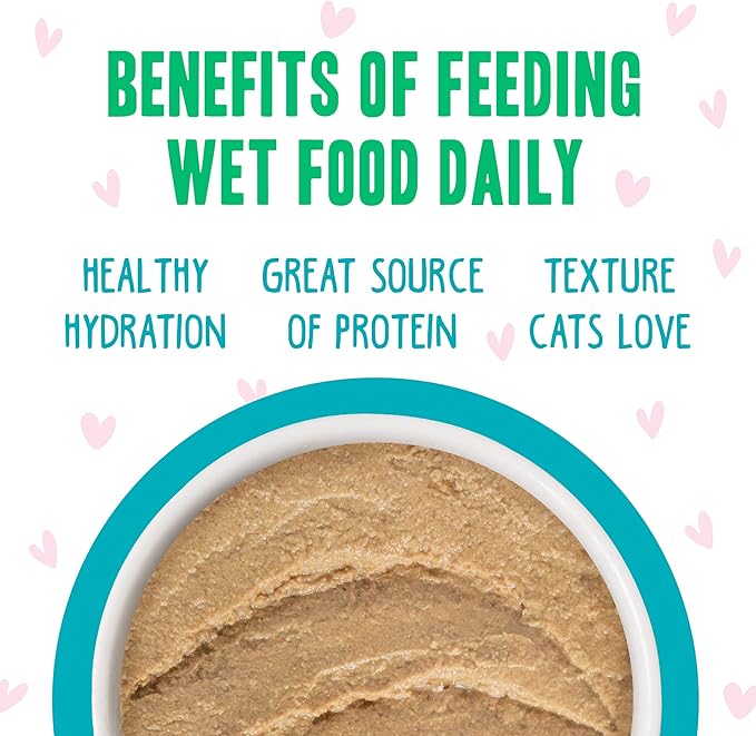 Weruva B.F.F. Play - Best Feline Friend Paté Lovers, Aw Yeah!, Tuna & Turkey T.T.Y.L. with Tuna & Turkey, 5.5oz Can (Pack of 8)