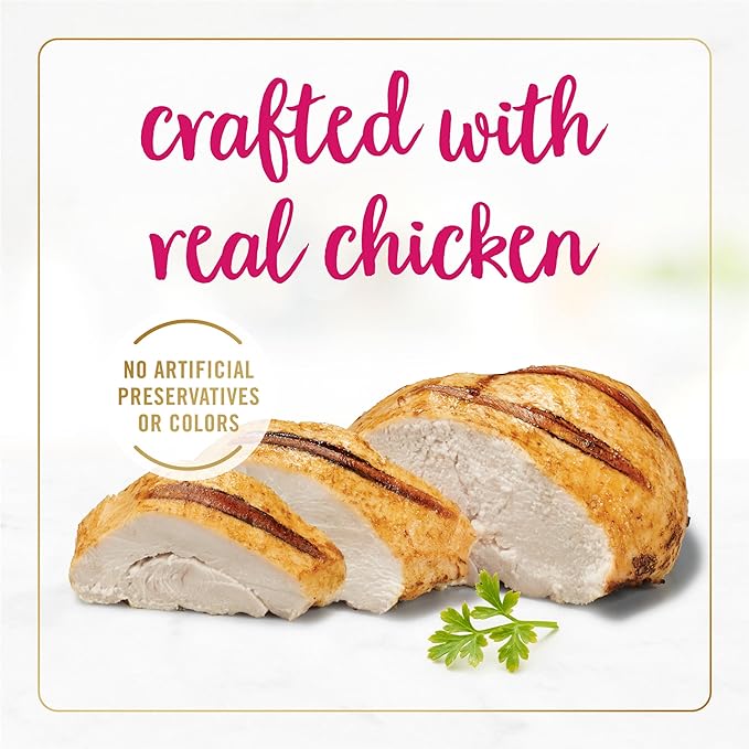 Fancy Feast Chicken Feast Classic Pate Collection Grain Free Wet Cat Food Multi-Pack - (Pack of 24) 3 oz. Pull-Top Cans