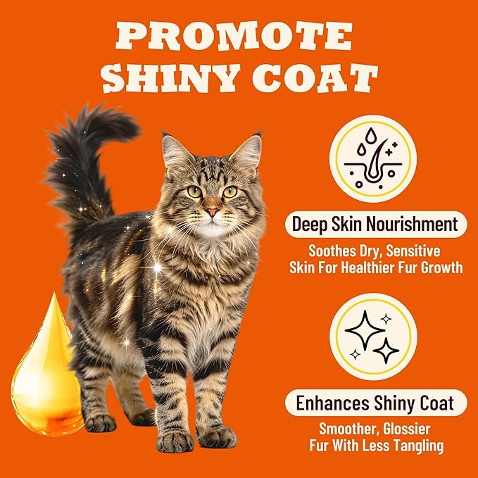 Soft Lickable Cat Treats for Indoor Cats – Salmon Oil & Chicken Flavor with Omega 3 and Taurine for Cats for Healthy Skin & Coat - Squeezable Cat Treats for Kittens & Senior Cats, 22 Tubes