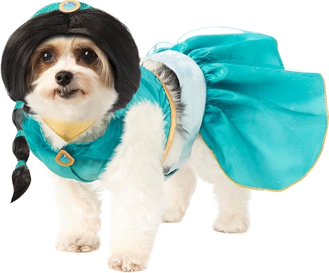 Disney Princesses: Princess Jasmine Pet Costume for For Dogs or Cats by Rubies, XL