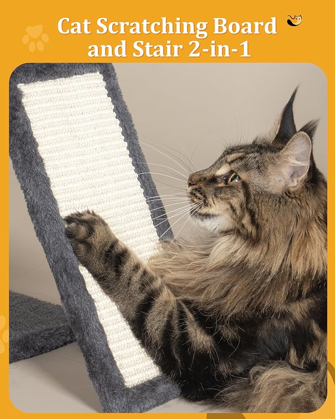 Aechonow XL Cat Tree Tower for Large Adult Cats 20 lbs+, 23x15.7Inch Perch Bed, Condo Cave for Indoor Medium Kittens, Sisal Scratchers, Extra Large
