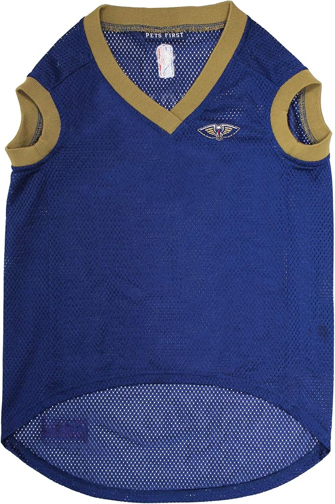 Pets First NBA NEW ORLEANS PELICANS DOG Jersey, Medium - Tank Top Basketball Pet Jersey