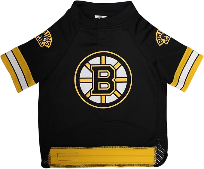 Pets First NHL Boston Bruins Jersey for Dogs & Cats, X-Small. - Let Your Pet Be A Real NHL Fan!