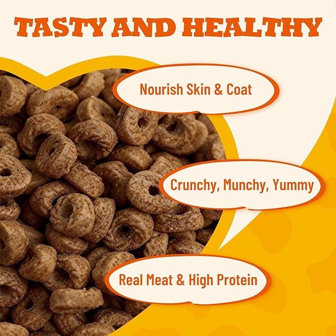 Salmon Treats for Cats, Omega-3 Supplement with Real Salmon, Natural Fish Oil & Fresh Chicken Livers - Provides Easily digestible Protein for Kittens with Sensitive stomachs (9 oz)