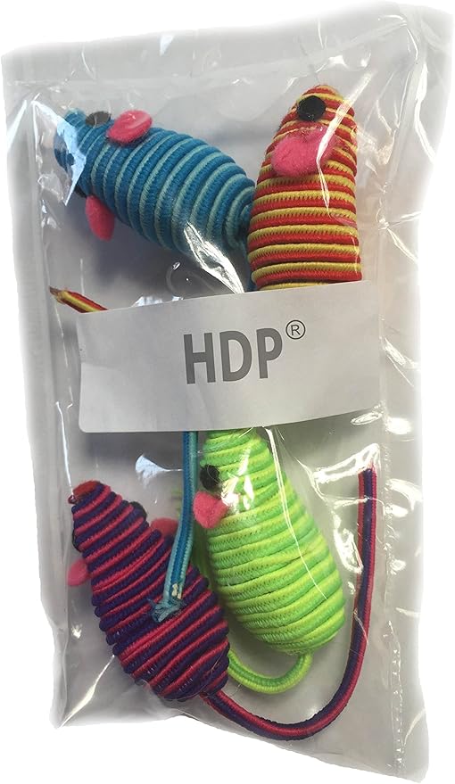 HDP Hypno Mice Size:Pack of 8 Color:Original
