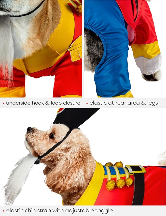 Rubies Nutcracker Pet Costume for Dogs or Cats, XL