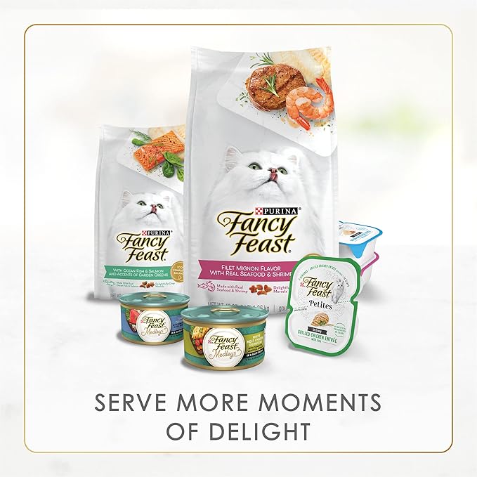 Purina Fancy Feast Tender Beef and Chicken Feast Classic Grain Free Wet Cat Food Pate - (Pack of 24) 3 oz. Cans