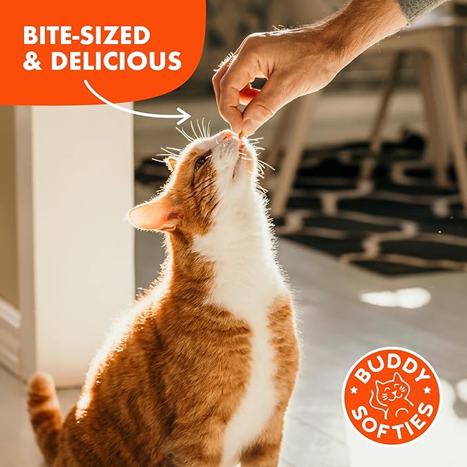 Buddy Biscuits Soft & Chewy Grain Free Cat Treats, Tuna, 3 oz. Pouch