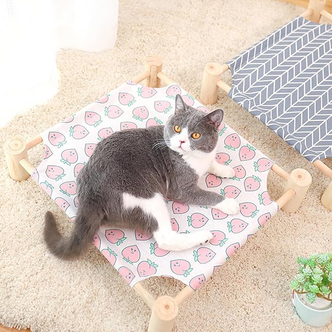 Pet Hammock Cat Puppy and Dogs Replacement Comfortable Cloth Camp Bed Nest Napping Bed for Small Pet Cat Bed Sheets