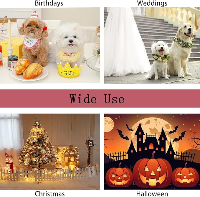 Classic Plaid Dog Dress with Bow Tie for Small Dogs Cats Girls, Cute Puppy Dresses Clothes with Bowknot Chihuahua French Bulldog Pet Apparel Outfits (Cranberry Red, Small)