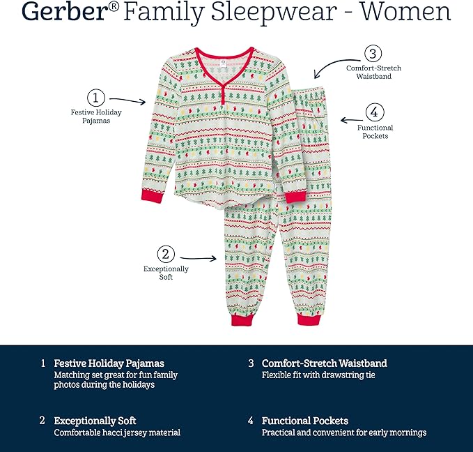 Gerber Baby Holiday Family Matching Pajamas