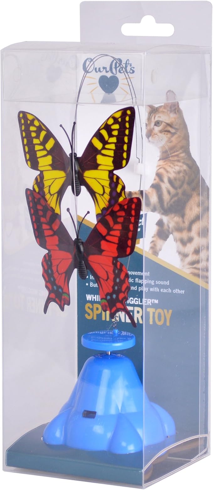OurPet's Whirling Wiggler Spinner Cat Toy, Model: 1400013266