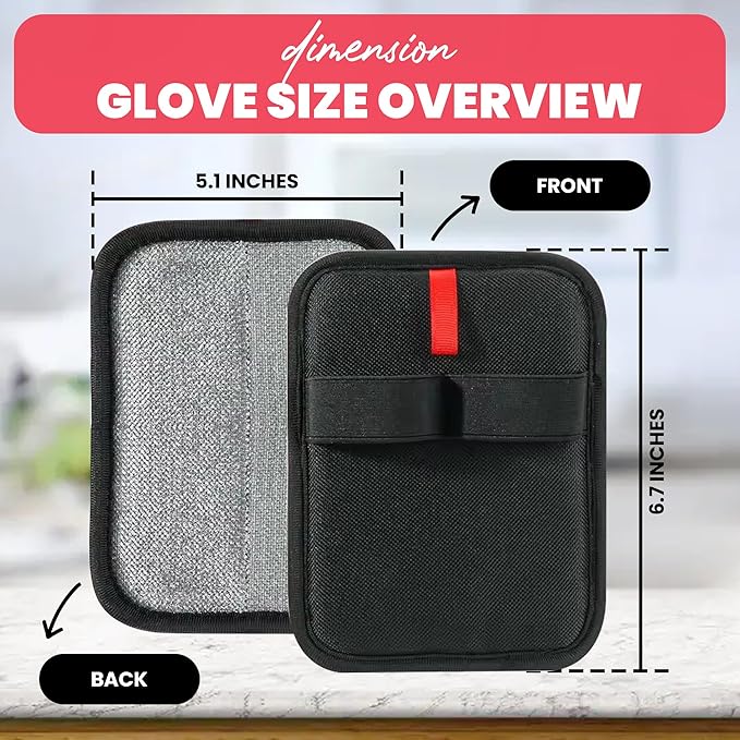 Pet Hair Removal Gloves for Dogs & Cats 2 Pack Reusable & Washable Electrostatic Pet Hair Gloves for Carpets Clothing Sofs Couch Car Seats Effortless Magic Brush Pet Hair Remover Tool