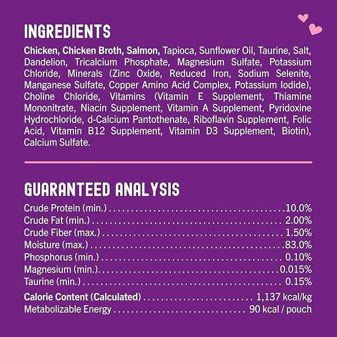 Stella & Chewy's Carnivore Cravings Wet Cat Food - Premium Pouches - Grain Free, High Protein Chicken & Salmon - Perfect for Picky Eaters - Complete Meal or Topper (2.8 oz, 12 Pack)