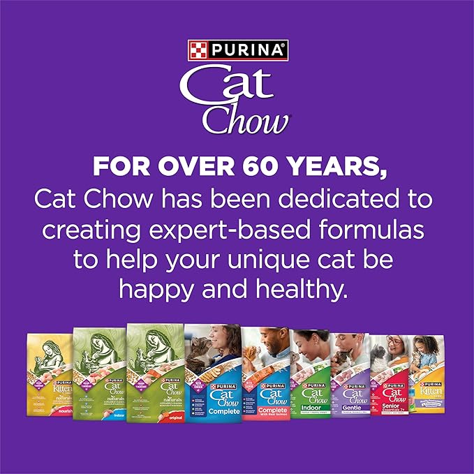 Purina Cat Chow Gentle Sensitive Stomach and Skin Dry Cat Food with Turkey - 13 lb. Bag