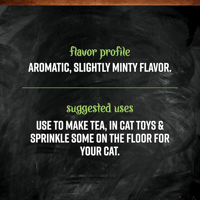 Frontier Co-op Organic Catnip, 1-Pound Bulk, Loved By Cats & Gardeners, Popular Tea Blend, Organic, Kosher