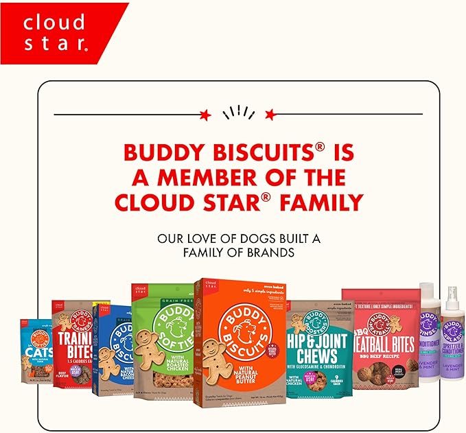 Buddy Biscuits Soft & Chewy Grain Free Cat Treats, Tuna, 3 oz. Pouch