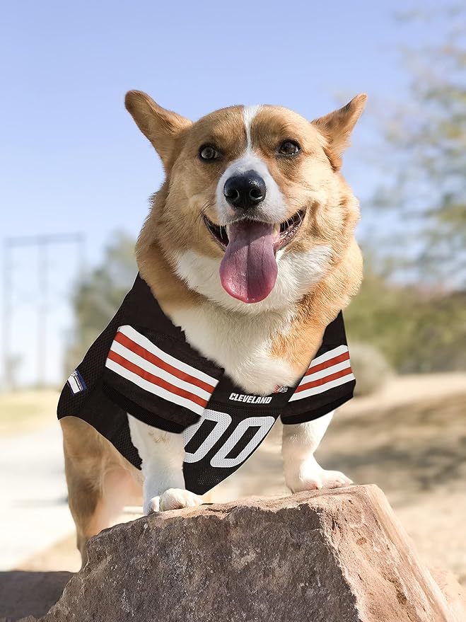 NFL Cleveland Browns Dog Jersey - XX-Large Football Jersey Costume for Dogs