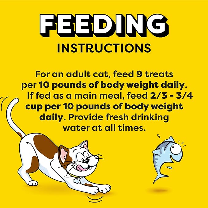 Temptations Jumbo Stuff Crunchy and Soft Cat Treats, Tempting Tuna Flavor, 2.5 oz. Pouch (Pack of 12)