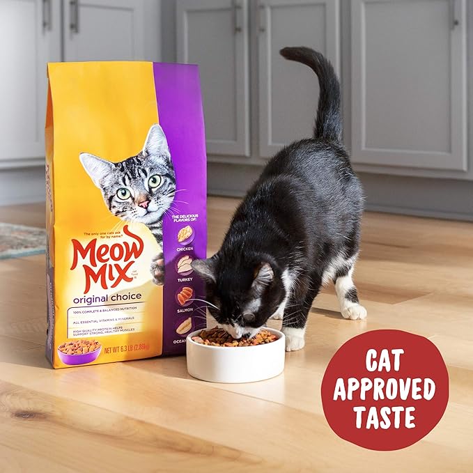 Meow Mix Original Choice Dry Cat Food, 3.15 Pounds (Pack of 2)