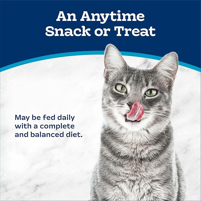 Blue Buffalo Tastefuls Mini Purées Natural Cat Treats, Chicken, Tuna, Salmon Variety Pack, 0.5 oz. Single Servings, 24-Count