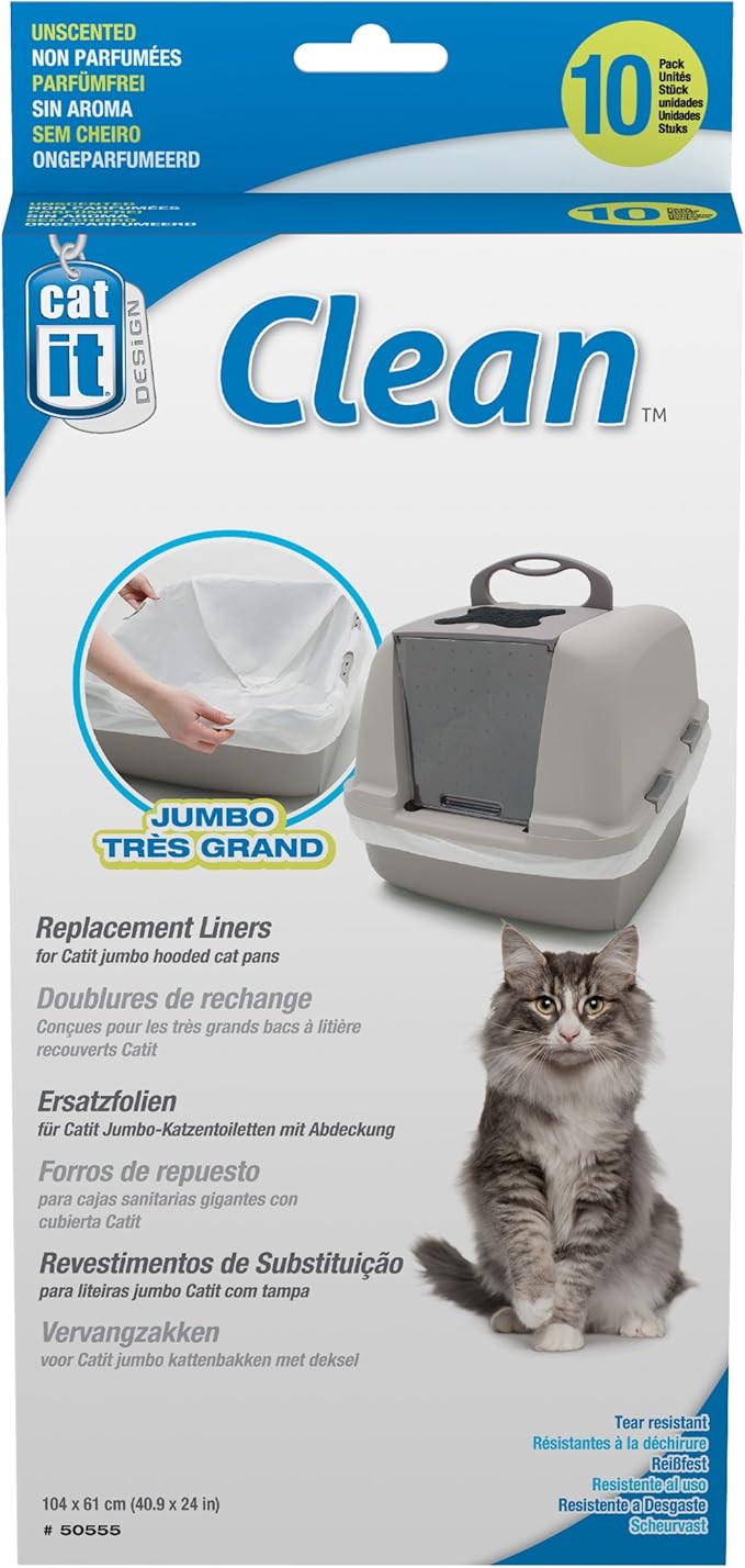 Catit Replacement Liner for Catit Jumbo Hooded Cat Litter Pan (Pack of 6)