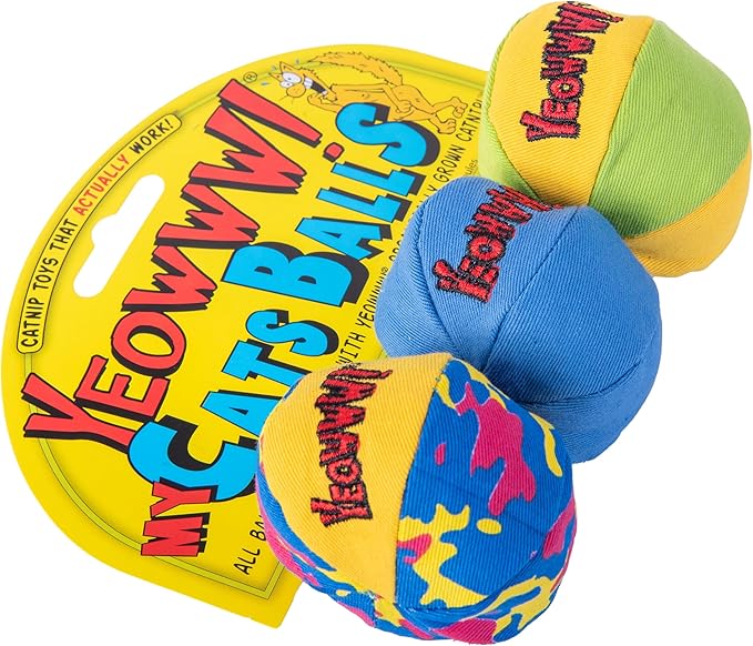 Yeowww My Cats Balls, 3 Balls per Pack