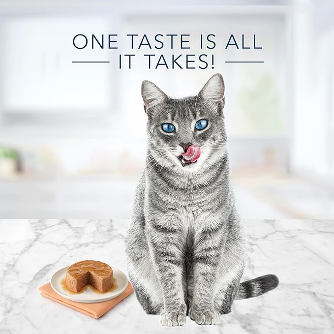 Blue Buffalo Tastefuls Natural Pate Wet Cat Food Variety Pack, Salmon, Chicken,Ocean Fish & Tuna Entrées 3-oz Cans (4 of Each Flavor), (Pack of 24)