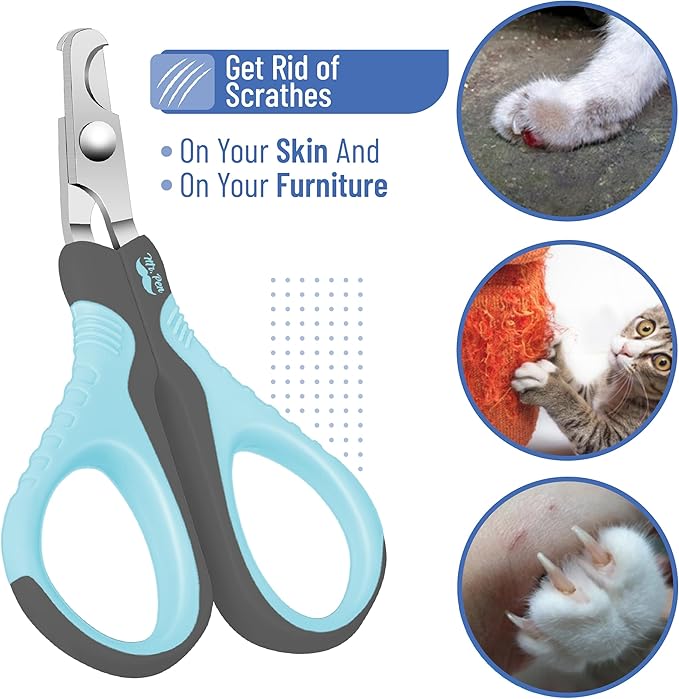 Mr. Pen- Cat Nail Clipper, Stainless Steel, Professional Sharp Cat Claw Trimmer for Small and Medium Cats, Pet Nail Clipper with Sturdy Non Slip Handle
