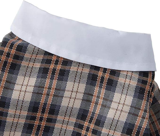 GabeFish Pets Wedding Jackets Suit for Dogs with Bow Tie Puppy Cat Formal Clothes Shirt Tuxedo (Coffee, M (Chest 15.3in/39cm))